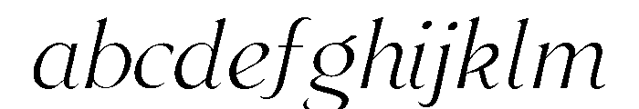 Venis Light Italic FONT