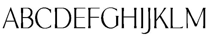 Venis Light Font UPPERCASE