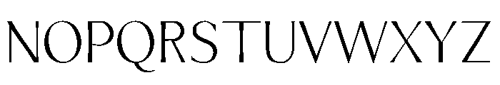 Venis Light Font UPPERCASE