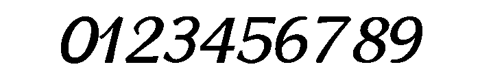 Venis Medium Italic Font OTHER CHARS