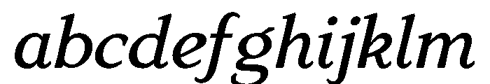 Venis Medium Italic FONT