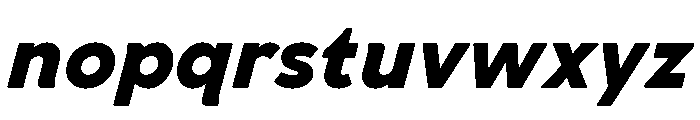 Venti Black Italic Font LOWERCASE