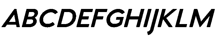 Venti Bold Italic Font UPPERCASE