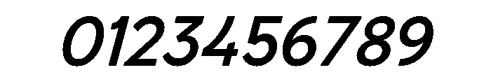 Venti Demi Bold Italic Font OTHER CHARS