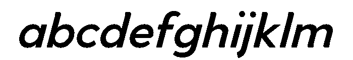Venti Demi Bold Italic FONT