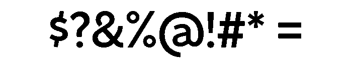 Venti Demi Bold Font OTHER CHARS