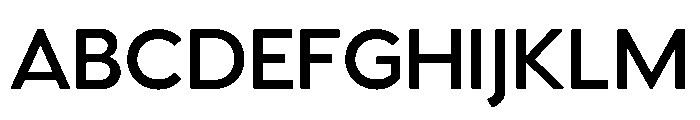 Venti Demi Bold Font UPPERCASE