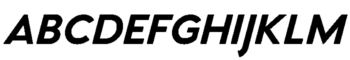 Venti Extra Bold Italic Font UPPERCASE