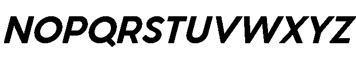 Venti Extra Bold Italic Font UPPERCASE