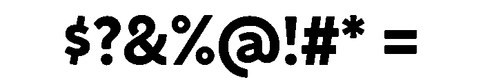 Venti Extra Bold Font OTHER CHARS