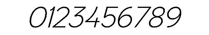 Venti Light Italic Font OTHER CHARS