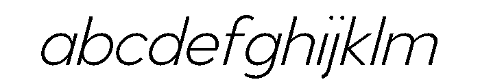 Venti Light Italic FONT