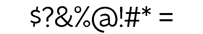 Venti Regular Font OTHER CHARS