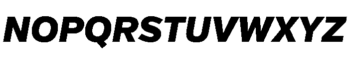 Verb Black Italic Font UPPERCASE