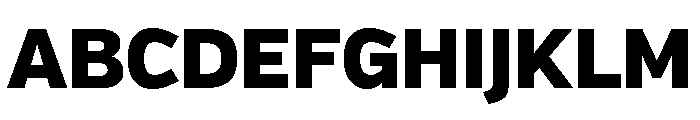 Verb Black Font UPPERCASE
