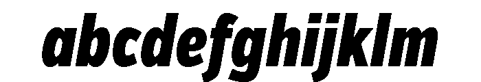 Verb Compressed Black Italic FONT