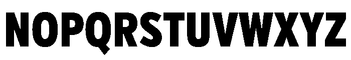 Verb Compressed Black Font UPPERCASE