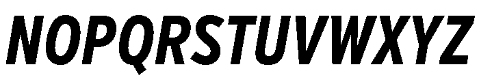 Verb Compressed Bold Italic Font UPPERCASE