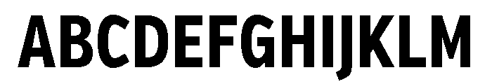 Verb Compressed Bold Font UPPERCASE