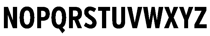 Verb Compressed Bold Font UPPERCASE