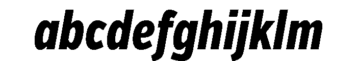 Verb Compressed Extra Bold Italic FONT