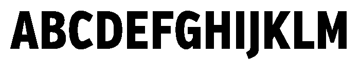 Verb Compressed Extra Bold Font UPPERCASE