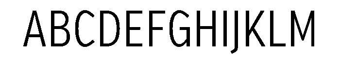 Verb Compressed Light Font UPPERCASE