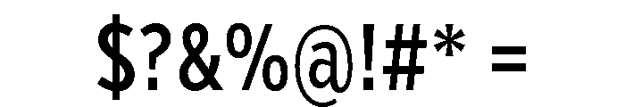 Verb Compressed Medium Font OTHER CHARS