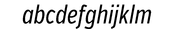 Verb Compressed Regular Italic FONT