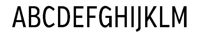 Verb Compressed Regular Font UPPERCASE