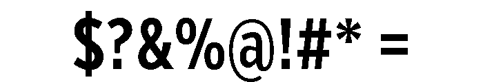 Verb Compressed Semi Bold Font OTHER CHARS