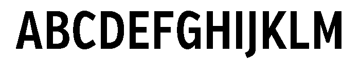 Verb Compressed Semi Bold Font UPPERCASE