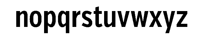 Verb Compressed Semi Bold Font LOWERCASE