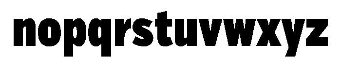 Verb Compressed Ultra Font LOWERCASE