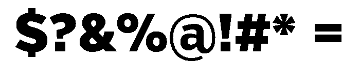 Verb Condensed Black Font OTHER CHARS