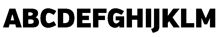 Verb Condensed Black Font UPPERCASE