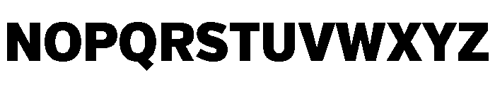 Verb Condensed Black Font UPPERCASE