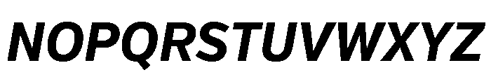 Verb Condensed Bold Italic Font UPPERCASE