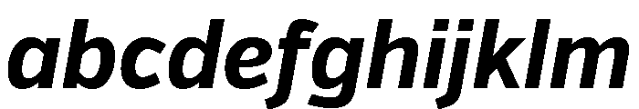 Verb Condensed Bold Italic FONT