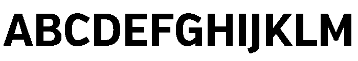 Verb Condensed Bold Font UPPERCASE