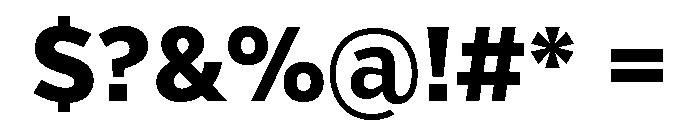 Verb Condensed Extra Bold Font OTHER CHARS