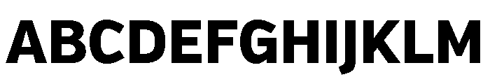 Verb Condensed Extra Bold Font UPPERCASE