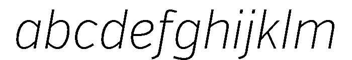 Verb Condensed Extra Light Italic FONT