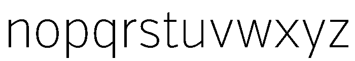 Verb Condensed Extra Light Font LOWERCASE