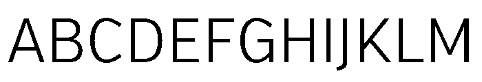 Verb Condensed Light Font UPPERCASE