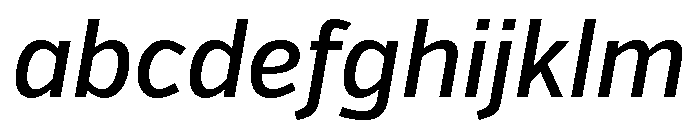Verb Condensed Medium Italic FONT