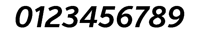 Verb Condensed Semi Bold Italic Font OTHER CHARS
