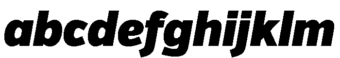 Verb Condensed Ultra Italic FONT