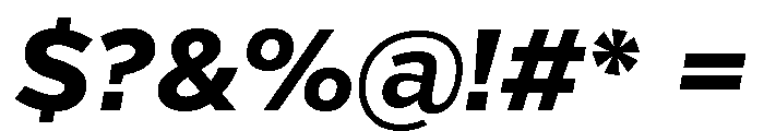 Verb Extra Bold Italic Font OTHER CHARS