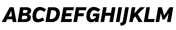 Verb Extra Bold Italic Font UPPERCASE